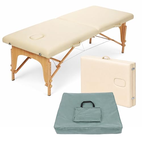 ワールドジェイビー 軽量折りたたみマッサージベッド 木製・有孔